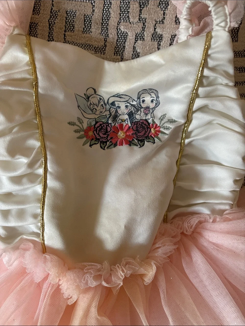 Disney Girls Pink Ballerina Tutu Dress EUC sz 3